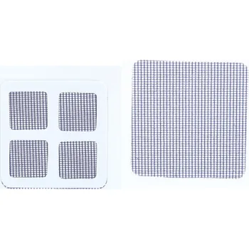 Náplast Náplast na opravu sítě, moskytiéry 10x10 cm ŠEDÁ sada 3 ks