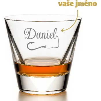 Sklenice Dekorant Sklenice na lihoviny pro rybáře Triangle 320 ml 1KS