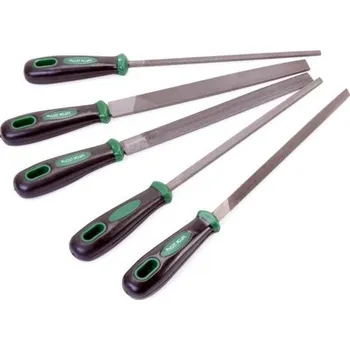 Pilníky na kov 200mm s rukojetí sada 5ks FT28750