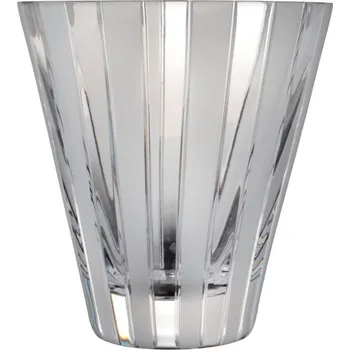 Sklenice Broušené sklenice na nealko s pruhy, Glamour Crystal, 340 ml, 2 ks