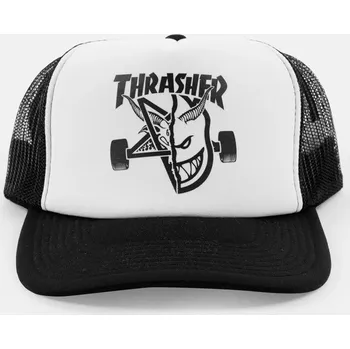 Kšiltovka Kšiltovka Thrasher X Spitfire Thrash & Burn - Black/White/Black