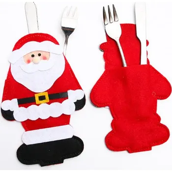 Příbor Pouzdro na příbory MIKOŁAJ vánoční 18x11 cm