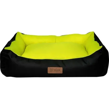 Pelíšek pro psa HPF Pelech DONDURMA L -VR03 černo/žlutý fosfor