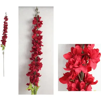 umělá květina Květina OSTRÓŻKA výška 118 cm (květina 60x11 cm) ČERVENÁ