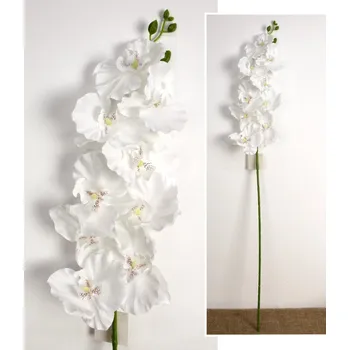 umělá květina Květina STORCZYK výška 95 cm (9 květů 10-11,5 cm) BÍLÁ