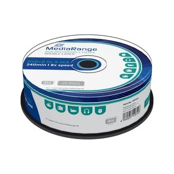 Optické médium MEDIARANGE DVD+R 8,5GB 8x Dual Layer spindl 25ks