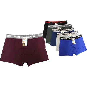 Pánské jednobarevné boxerky DoReMi MIX BAREV - 1 ks