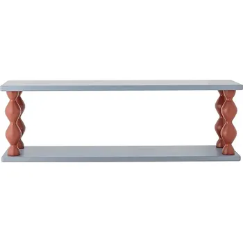 police Nástěnná police Bloomingville Bibiola 80 x 26 x 20 cm 82062921 modrá 55X