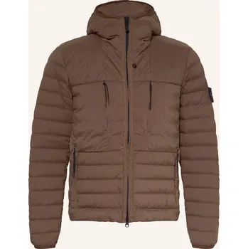 Stone Island Pánská Péřová Bunda, tmavě hnědá, 54