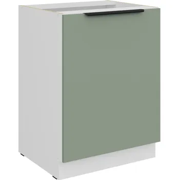 Kuchyňská skříňka 60 D 1F BB, Spodní kuchyňská skříňka Aria aquamarine /bílá