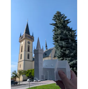 Papírový model Open-Tech 3D model - Kostel svatého Jana Křtitele