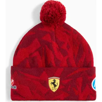 Čepice Zimní čepice Scuderia Ferrari SE Las Vegas 2025