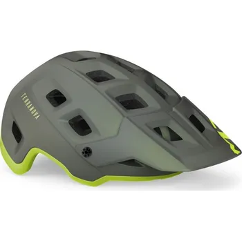 Cyklistická přilba Helma MET TERRANOVA šedá / lime
