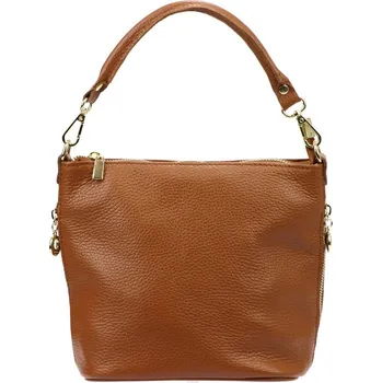 Kabelka Kožená kabelka Patrizia hnědá KZ2249768