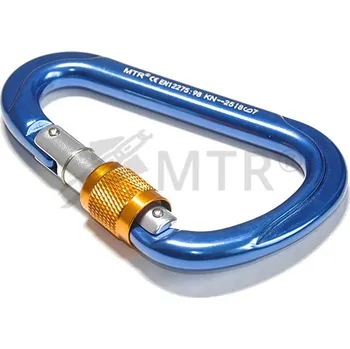 karabina MTR Karabina horolezecká HMS, screw lock 116x75mm Dural