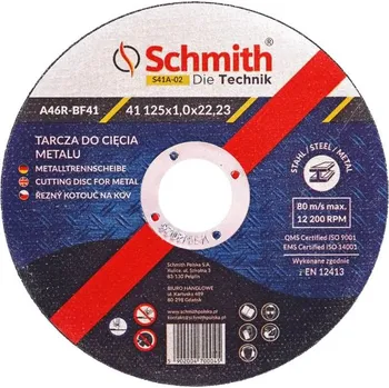 Řezný kotouč Řezný kotouč 125 x 1 mm na ocel Schmith