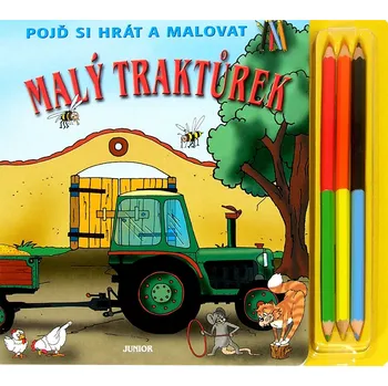 Leporelo Pojď si hrát a malovat-Malý traktůrek - II. jakost - Zuzana Pospíšilová