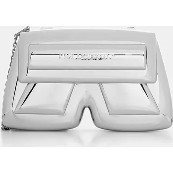 Kabelka Psaníčko Karl Lagerfeld IKON/K B1W30128 stříbrná SLV, vel. ONE SIZE