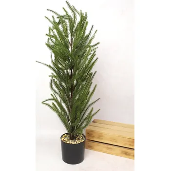 umělá květina Květina, silikonové stromky PE SMRK 70 cm plačící v květináči