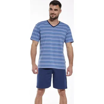 Pánská noční košile CORNETTE Pyžamo pánské 330/40 KR Barva: 330/40, Velikost: L