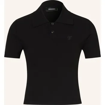 Dámská košile dsquared2 Dámská Piqué Polokošile, černá, 36