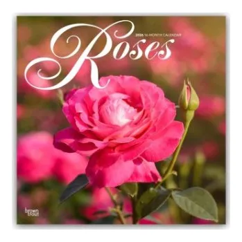 Diář Roses - Rosen 2026 - 16-Monatskalender (EN)