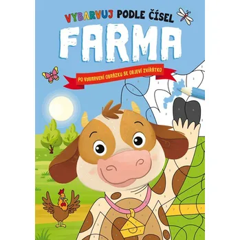 Farma - Vybarvuj podle čísel - Hannah Campling