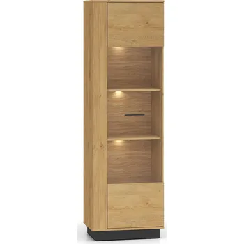 Obývací stěna ML meble Vitrína Modesto 02 LED osvětlení: Včetně LED osvětlení