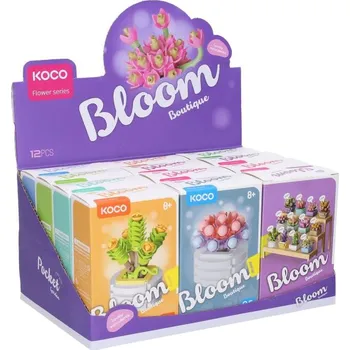 Stavebnice KOCO stavebnice mini rostliny - komplet sada