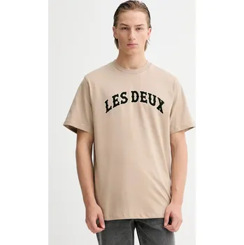 Pánské tričko Bavlněné tričko Les Deux Brady 1001004 béžová 08X, vel. M