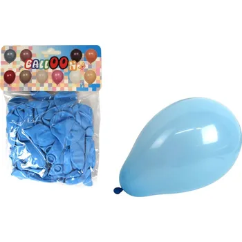 Balónek Latexové balóny 5 palců MODRÉ sada 50 ks cca 20 cm 55 g