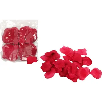 Dekorativní růžové lístky 5,5 x 5 cm (cca 120 ks) RŮŽOVÉ