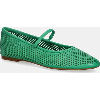 Dámské baleríny Kožené baleríny Lauren Ralph Lauren Jayna Mj 802P04176005.300 zelená 77X, EUR 40
