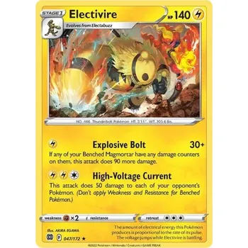 Karetní hra Electivire - 47/172 - Brilliant Stars Typ karty: Non-Holo
