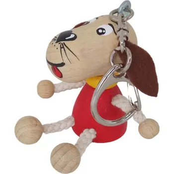 PEJSEK – ručně malovaná dřevěná klíčenka