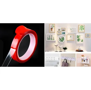 Lepicí páska Oboustranná páska NANO šířka 1 cm, délka 2,5 m – 1 role