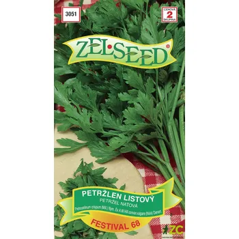 Semeno Petržel naťová - Festival 68 hladká 3g - ZELSEED