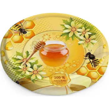 Víčko na zavařovací sklenici Víčko ¤82mm Twist 10ks MED NATURAL