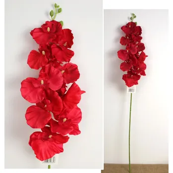 umělá květina Květina STORCZYK výška 95 cm (9 květů 10-11,5 cm) ČERVENÁ