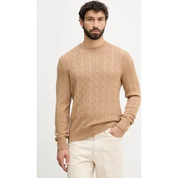 Pánský svetr Svetr s příměsí kašmíru BOSS H-Hetico 50549975 zelená 19B, vel. XL