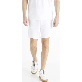 Pánské kraťasy Celio Teplákové kraťasy Docomfort 1128361 Bílá L