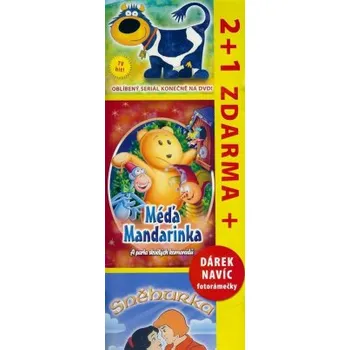 DVD film DVD-Multibalení - Kravička Connie I., Méďa Mandarinka, Sněhurka