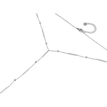 Náhrdelník Náhrdelník z nerezové oceli - 1 stříbrná