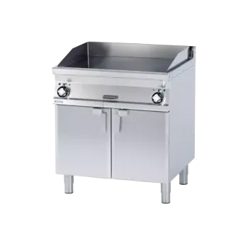 Kuchyňský gril RM GASTRO Grilovací deska 79x52 elektrická hladká s podestavbou 400 V | RM - FTL-78ET