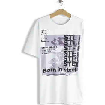 Pánské tričko GATE Bavlněné tričko s potiskem M 525-0340/10