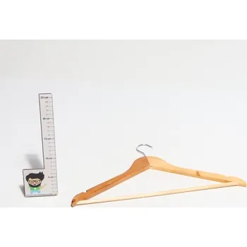 Věšák Ramínka PORTENTUM 20ks dřevěná