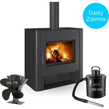 Krbová kamna Romotop TELDE plech s výměníkem TELYDW 30