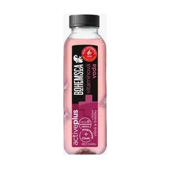 Proteinový nápoj Active plus vitamin water višeň a švestka 390 ml