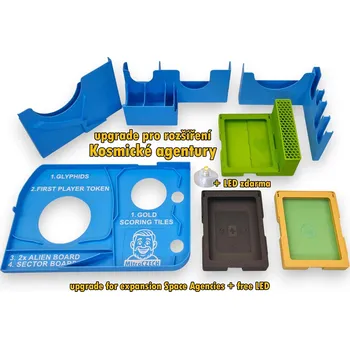 Příslušenství k deskovým hrám MitroCZECH Insert pro hru SETI: pátrání po mimozemské inteligenci Barva: Vícebarevný SETI hodí víc, + rozšíření: Pouze rozšíření