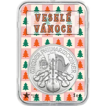 Silverstar Stříbrná mince 1 oz Wiener Philharmoniker - Vánoční stromečky